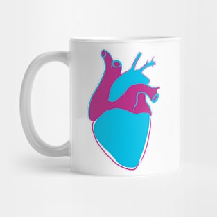 Minimalist Heart Art - Pocket Mug